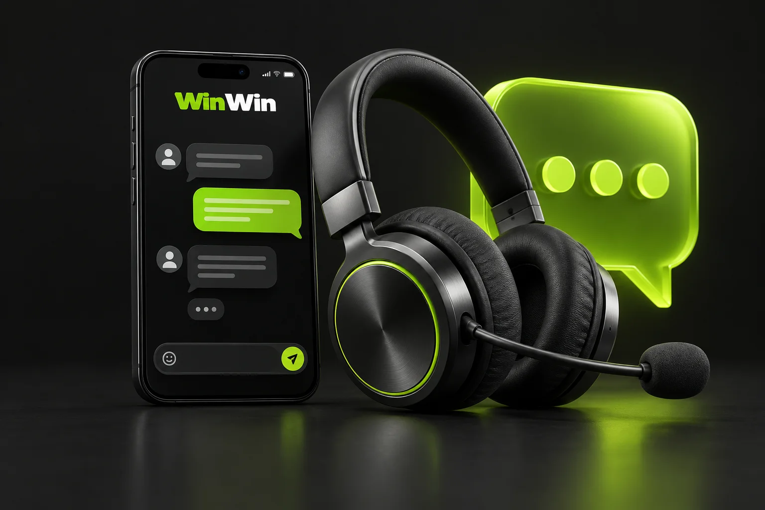 Headset and WinWin support chat